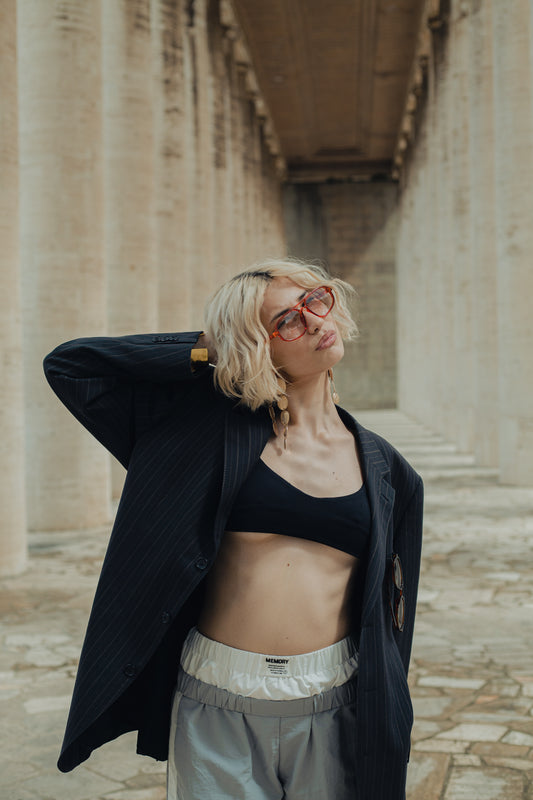 PROMISE Soho Tan occhiali indossati UV400 – Roma lifestyle