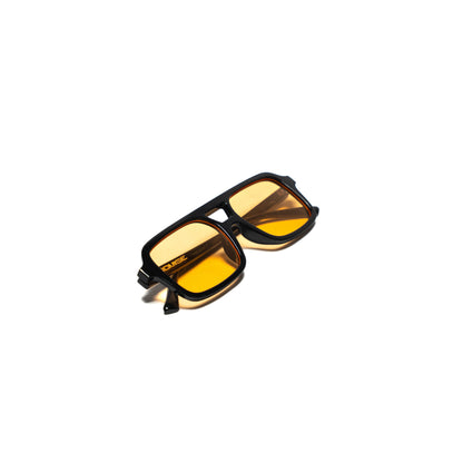 Occhiali PROMISE Lima Orange in PVC riciclato UV400 – Roma angolata