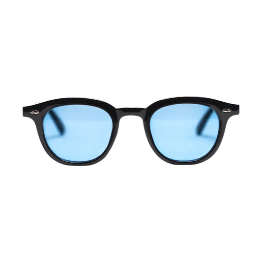 Occhiali da sole PROMISE Brixton Blue UV400 minimal – Roma frontale