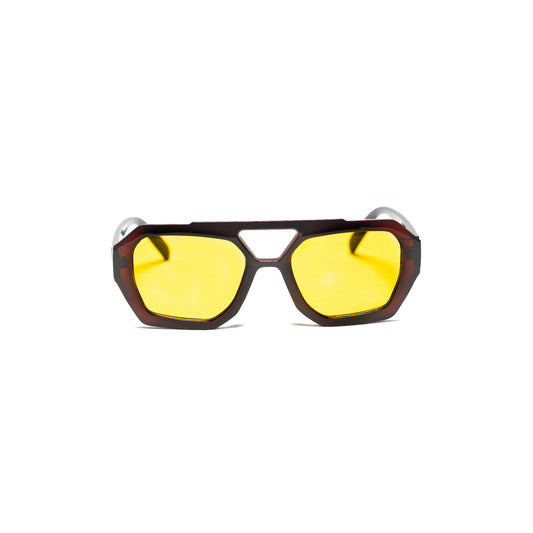 Occhiali da sole PROMISE Izar Yellow UV400 – Roma frontale