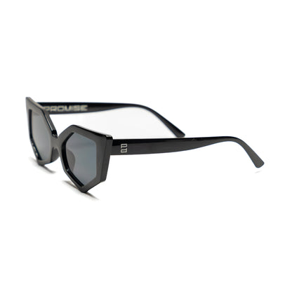 PROMISE Akira Black occhiali cat-eye donna UV400 – Roma laterale