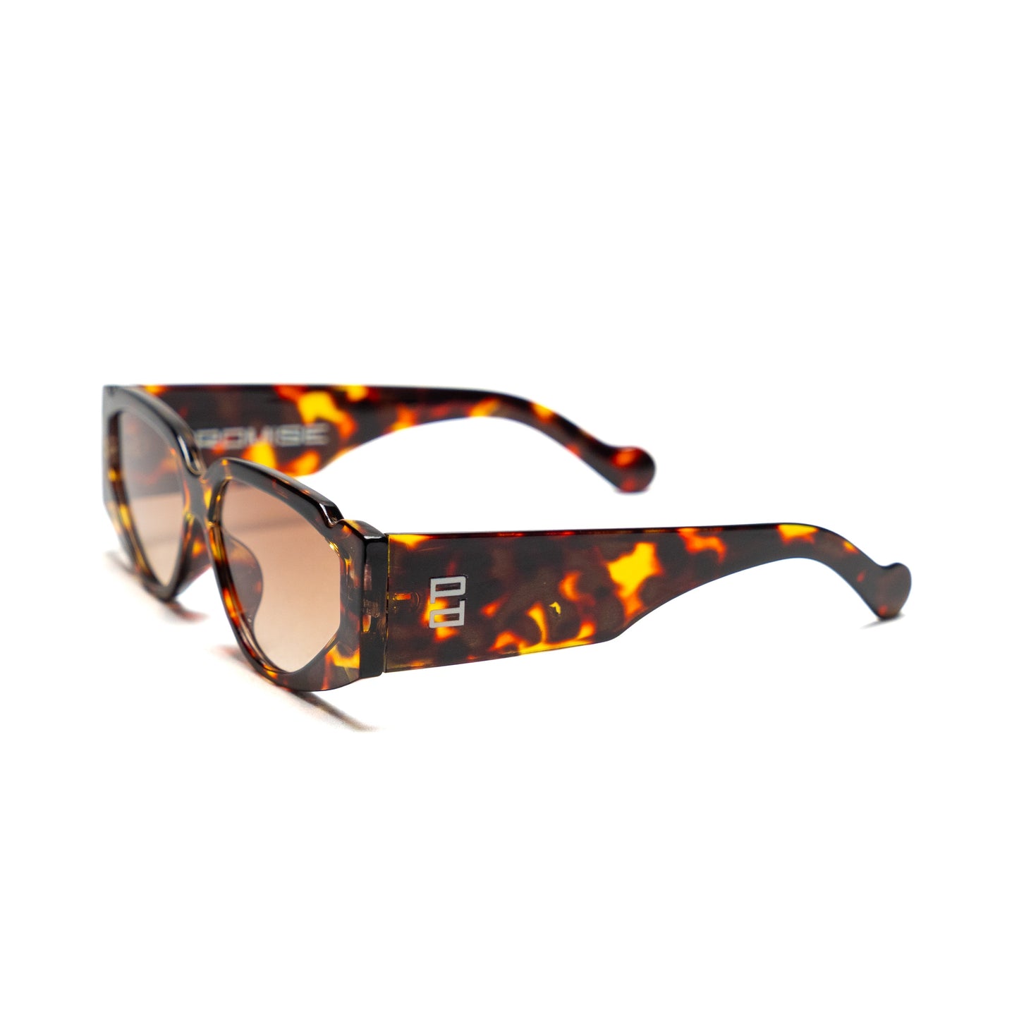 PROMISE Beluga Brown occhiali UV400 in PVC riciclato – Roma laterale