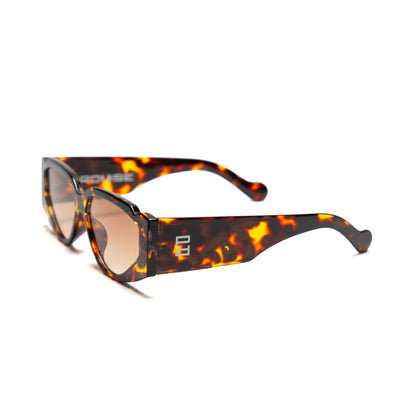 PROMISE Beluga Brown occhiali UV400 in PVC riciclato – Roma laterale