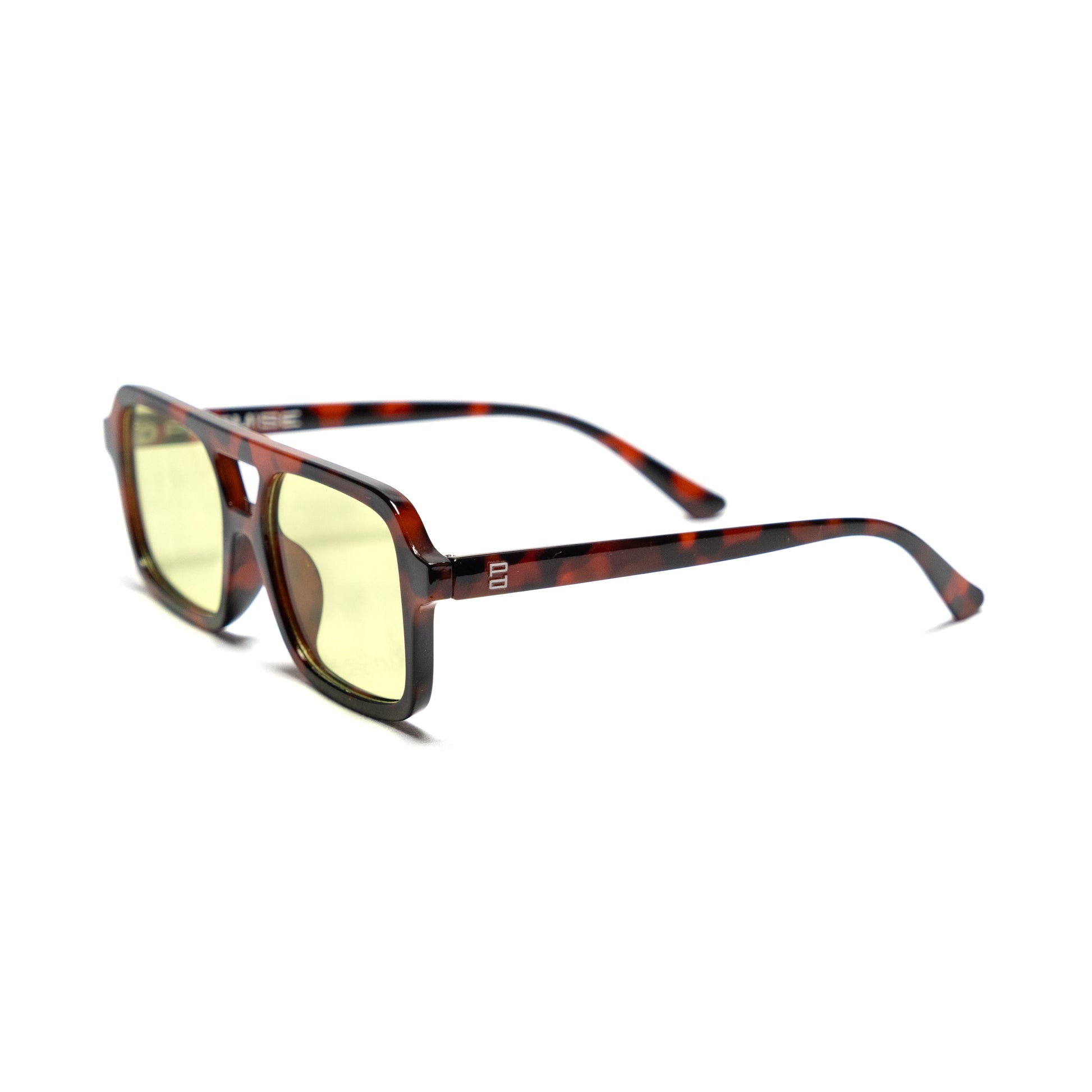 PROMISE Lima Green occhiali in PVC riciclato UV400 – Roma vista laterale