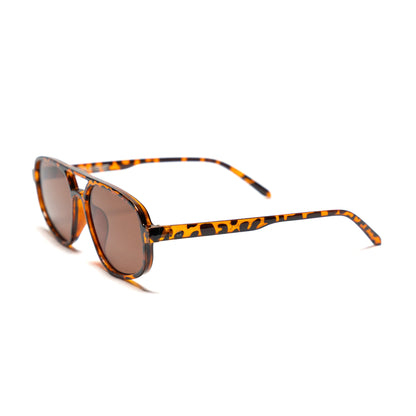 PROMISE Soho Brown occhiali minimal UV400 – Roma laterale